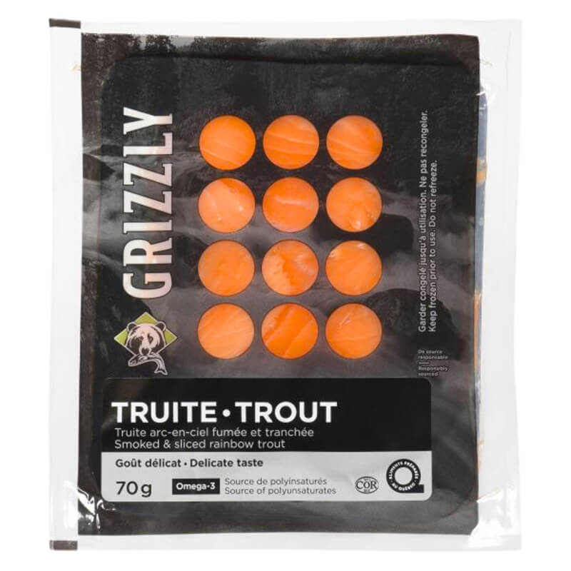 Truite Fumée Tranchée